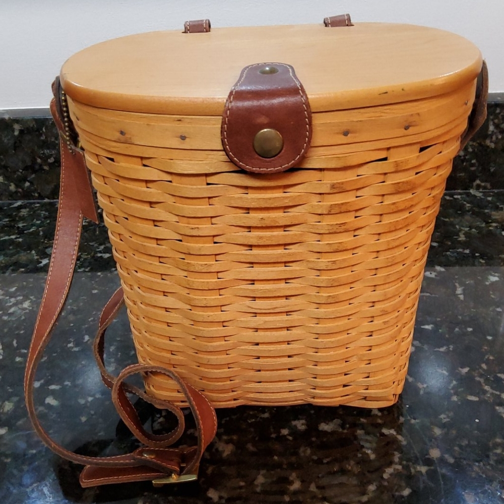 Vintage Longaberger basket purse with liner